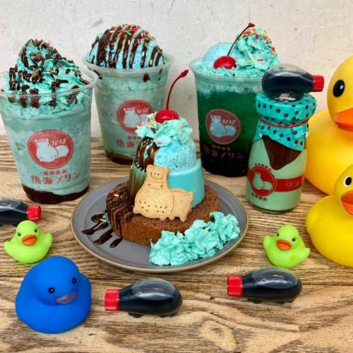熱海プリンカフェ2ndのチョコミントメニュー