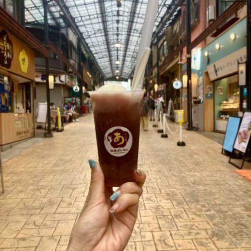 熱海ばたーあんの飲めるあんこフロー ゆずジュレ入り②