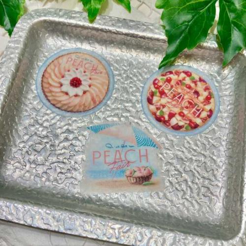 PEACHフェアのオリジナルステッカー