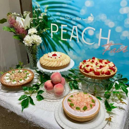 PEACHフェアのフォトスポット