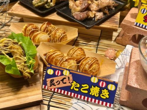 牛角夏祭りのたこやき
