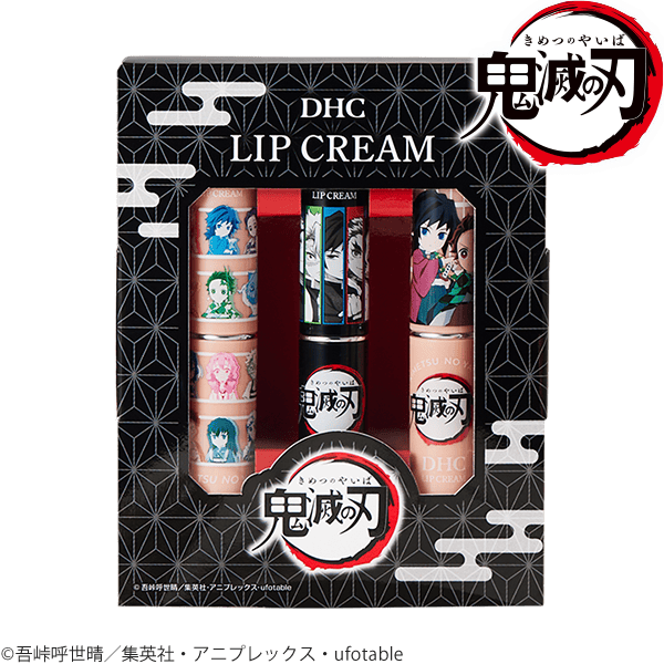 DHC×鬼滅の刃♡人気キャラクターが彩る薬用リップ3種が限定登場♪