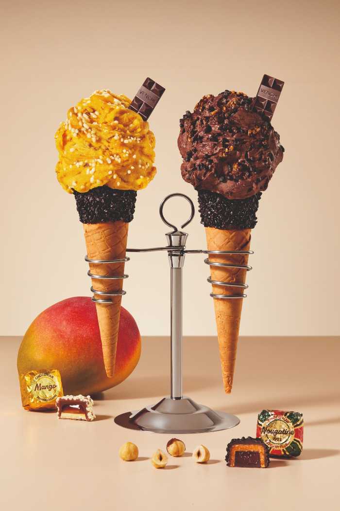 ヴェンキの新作ジェラート登場♡チョコビア ヌガティーヌ＆マンゴーで楽しむ贅沢な味わい