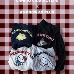 AS KNOW AS plus×サンリオキャラクターズのコラボアイテム♡ユニセックスで楽しむWzipパーカー