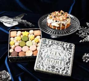 パティスリー GIN NO MORIで楽しむホリデー♪15種のクッキー缶と華やかなスノーノエルのケーキ