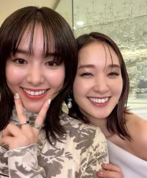 剛力彩芽が唐田えりかと“美女ツーショット”公開！「極悪女王」以来の再会にファン歓喜
