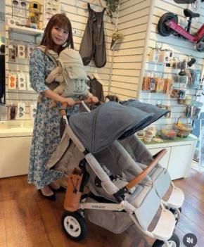 妊娠中の中川翔子、双子ベビーカー公開で「ワクワクも楽しみも」