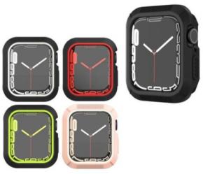 ツートンカラーがおしゃれでスポーティーなデザイン！Apple Watch series7 41mm/45mm 対応ツートンTPUケースを発売開始