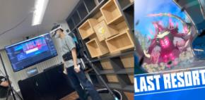 歩けるVRデバイスの株式会社EGが、「バンタンゲームアカデミー」の「東京ゲームショウ2022」出展に機材提供。