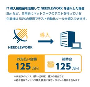 ネットワーク・ポリシーテスト自動化プロダクト「NEEDLEWORK」導入における「IT導入補助金」申請サポートを開始