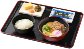 資さんうどん、500円台の朝限定の定食が人気　LINEクーポンでさらにお得