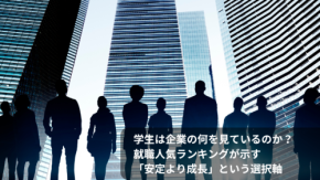 学生は企業の何を見ているのか？就職人気ランキングが示す「安定より成長」という選択軸