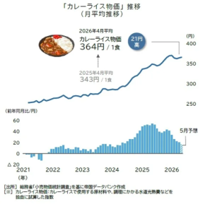 カレー1食「364円」に値上がり！お米が安くなっても肉と野菜が高すぎる現実