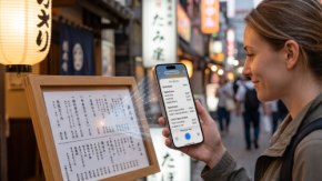 英語のメニューが読めない！を卒業。カメラをかざすだけで画面が『日本語』に変わるSFワザ