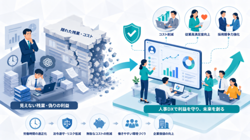 なぜ今、人事DXが必要なのか?「偽りの利益」が崩壊する現実