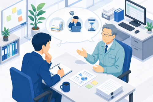 今週やること③：ベテラン社員に「困りごと」を聞く