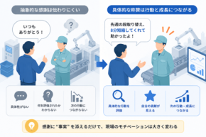 部下を褒めても響かないのはなぜ？工場DXデータが教えてくれること