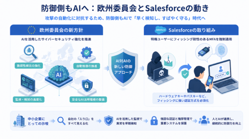 防御側もAIへ：欧州委員会とSalesforceの動き