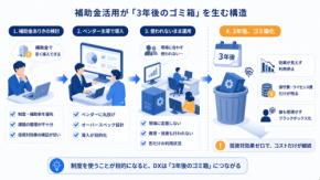 DX補助金のリスクとは？補助金狙いのシステム導入が招く「3年後のゴミ箱」【編集部考察】