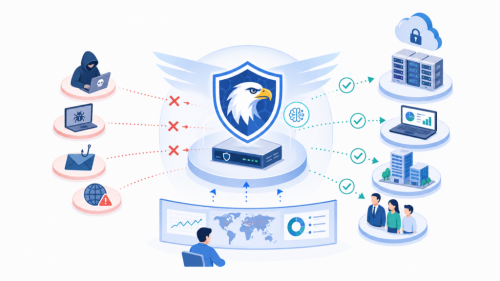 もう1つの柱:インフラの自動防御「GOLD EAGLE」で扱う人物・業務・情報の関係を、読み取りやすく整理した図解