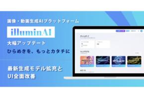 画像・動画生成AIプラットフォーム「illuminAI」大型アップデートを実施