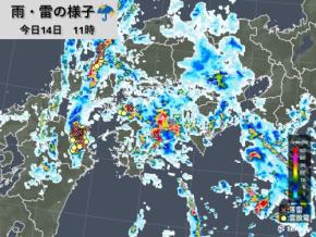 明日15日にかけ近畿では警報級大雨のおそれ 低い土地の浸水や川の増水など十分注意