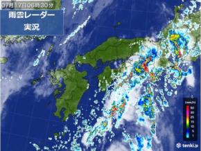 今日17日　大阪や京都でも激しい雨や雷雨の恐れ　竜巻などの激しい突風にも注意