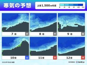 3連休　11日から強烈寒波襲来か　日本海側を中心にドカ雪の恐れ　太平洋側で降雪も
