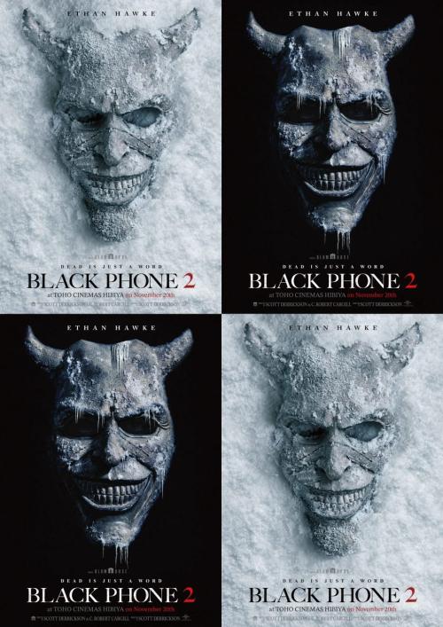 先行上映限定入場者特典　グラバーマスクBLACK &SNOWポストカード