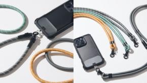エレコムのスマホストラップは充電機能が搭載! アウトドアでもケーブル探さずに済み安心感◎。