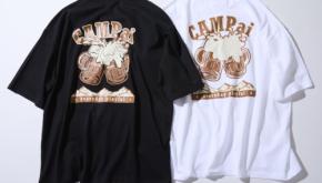 ヒルズフィールドとGO OUTが初コラボ。ココでしか買えない別注バックプリントTシャツ。