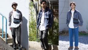 ブルゾン・ロンT・ナイロンパンツ。秋の3大アイテムを使った着回しスタイル。【買えるGO OUT】