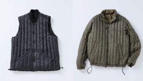 TAIONとJS レリュームのコラボレーション。縦型キルトを採用したリバーシブルタイプのダウンコレクション。