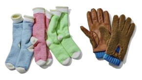 あったか、冬小物。冬コーデをもっと引き立てる、ヌクくておしゃれな防寒アイテム。【Glove & Winter Socks編】