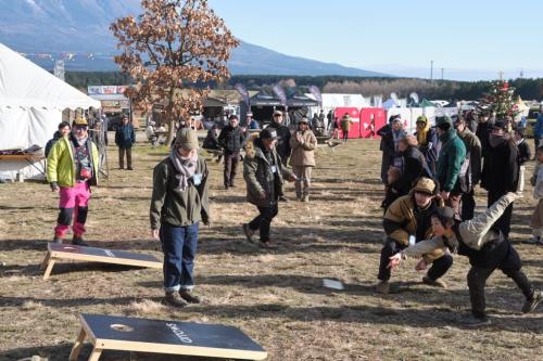 GO OUT CAMP 冬 2025 紅白運動会　コーンホール