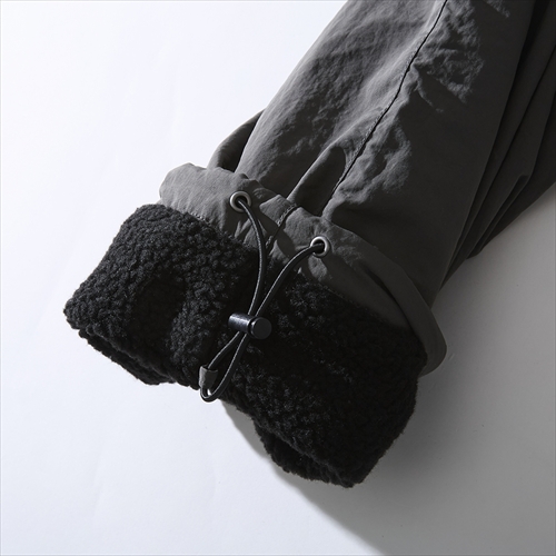 BLUCO.INC（ブルコ） とGO OUTの、「ナイロンシープボアパンツ-GO OUT ver.」