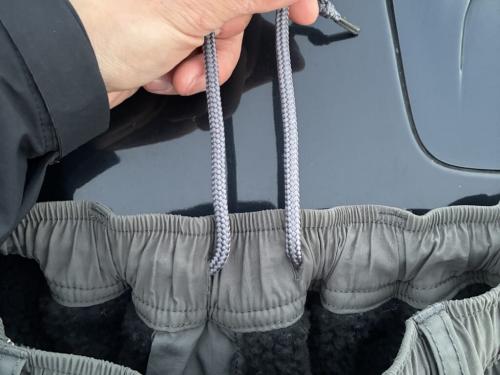 BLUCO.INC（ブルコ） とGO OUTの、「ナイロンシープボアパンツ-GO OUT ver.」