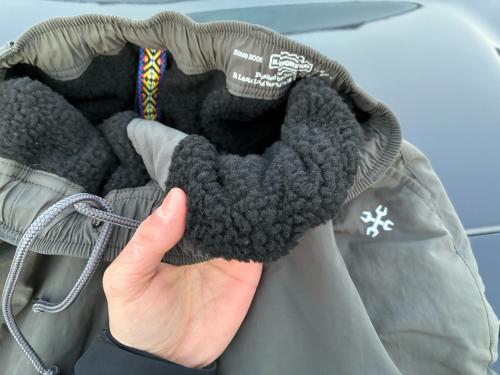 BLUCO.INC（ブルコ） とGO OUTの、「ナイロンシープボアパンツ-GO OUT ver.」