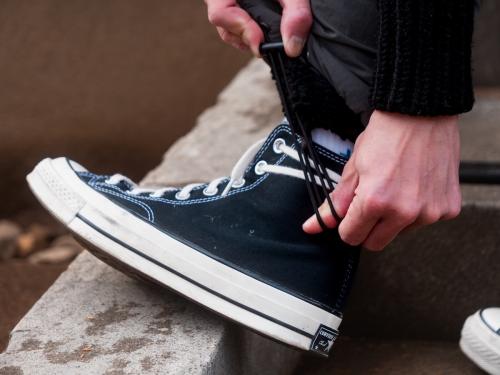 BLUCO.INC（ブルコ） とGO OUTの、「ナイロンシープボアパンツ-GO OUT ver.」