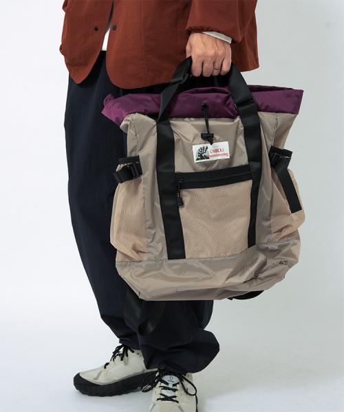 『別注』Caribou Mountaineering × EKAL　L. WEIGHT PACK TOTE　GREIGE