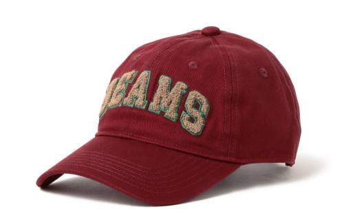 〈BEAMS × こども ビームス〉 BEAMS “さがら刺繍” CAP／カラー：BURGUNDY