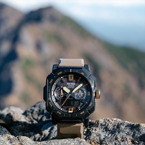 [カシオ] 腕時計 プロトレック Climber Line Bluetooth電波ソーラー PRW-B1000-5JF メンズ コヨーテ