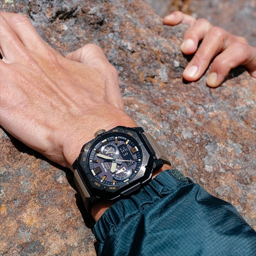 [カシオ] 腕時計 プロトレック Climber Line Bluetooth電波ソーラー PRW-B1000-5JF メンズ コヨーテ