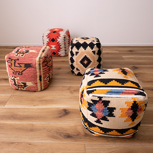 OUTDOOR LIFE CREATIONS KILIM　STOOL