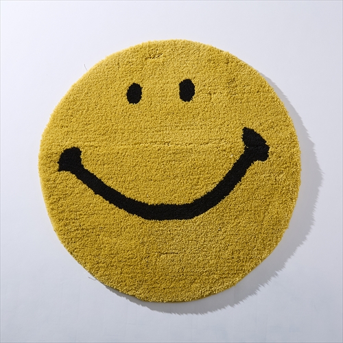 SECOND LAB. MIYOSHI RUG ORIGINAL SMILEY FACE RUG