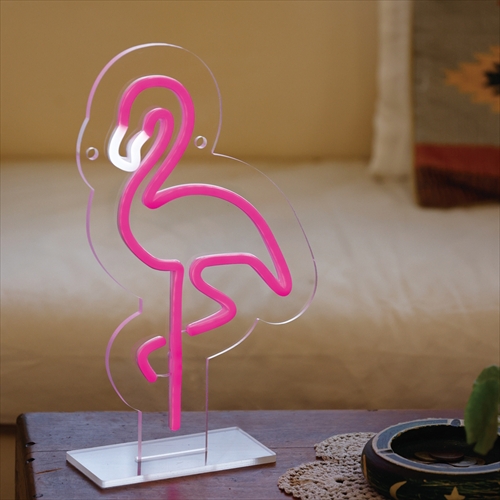 SLOWER NEONY SIGN LIGHT（Flamingo）