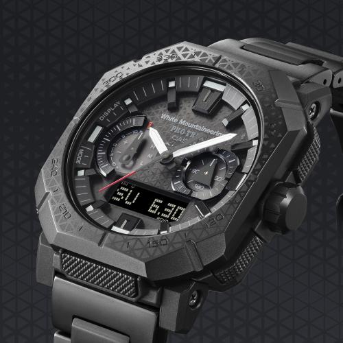 PRO TREK White Mountaineering コラボレーションモデル PRW-B1000WM-1JR フェイス