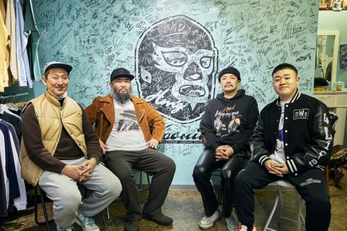 金 峯新（BEAMS CREATIVE）／中島貴大（スタイリスト）／西村皓治（ハオミンショップ店主）／高専（会社員）