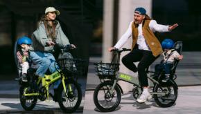 子育て世代をサポート!「e-MATE」の二人乗り用自転車にニューカラーが登場。