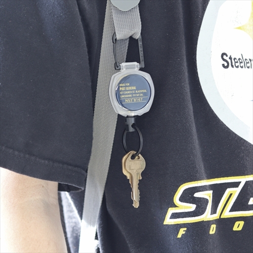 POST GENERAL COLOR CORD REEL KEY HOLDER
